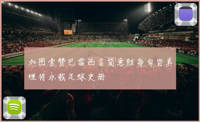 加图索赞巴雷西言简意赅每句皆真理将永载足球史册